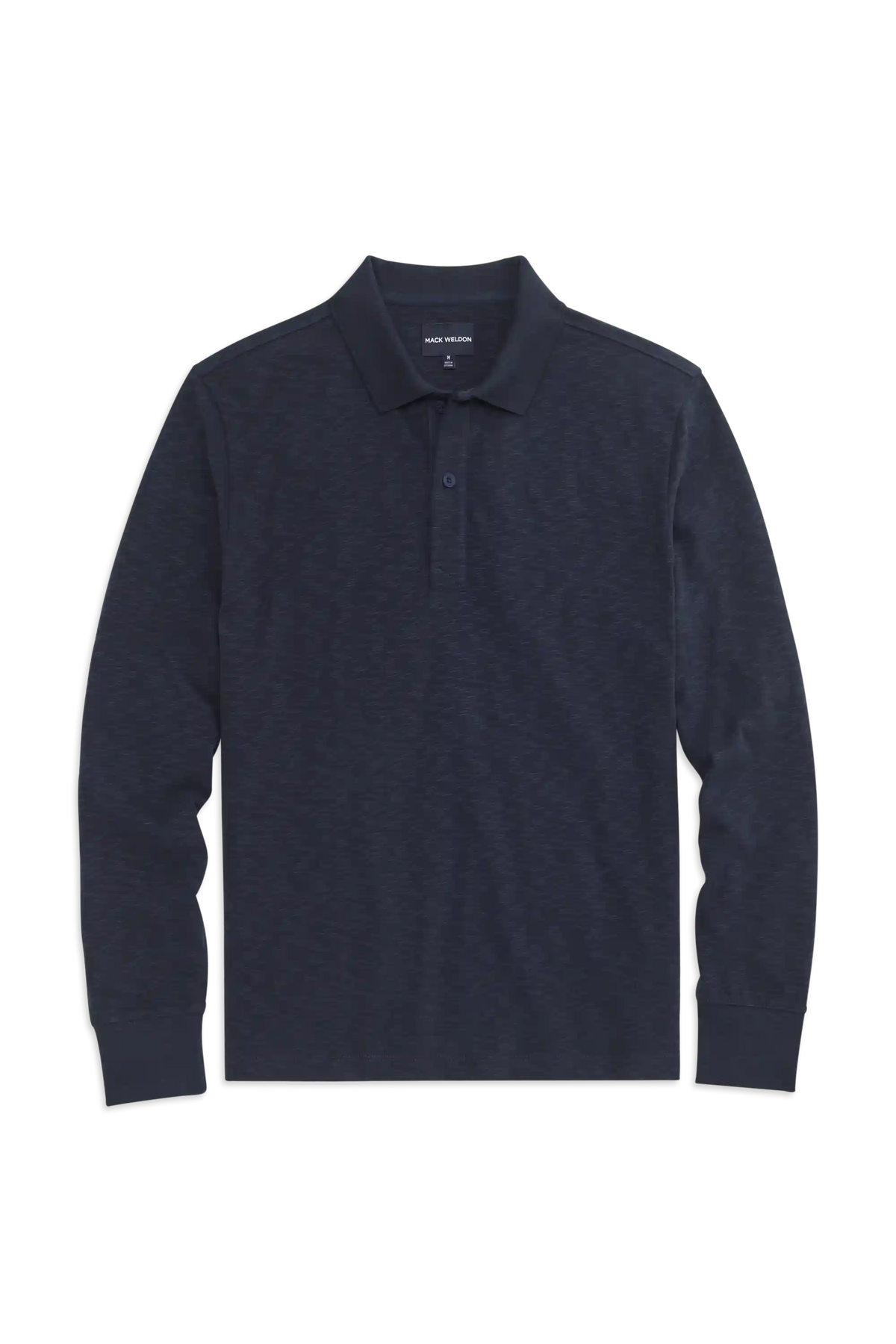 Heavyweight Slub Long Sleeve Polo